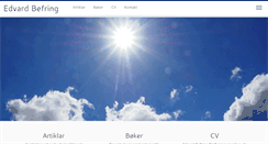 Desktop Screenshot of edvard-befring.com