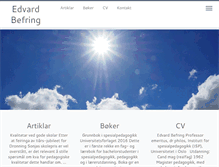 Tablet Screenshot of edvard-befring.com